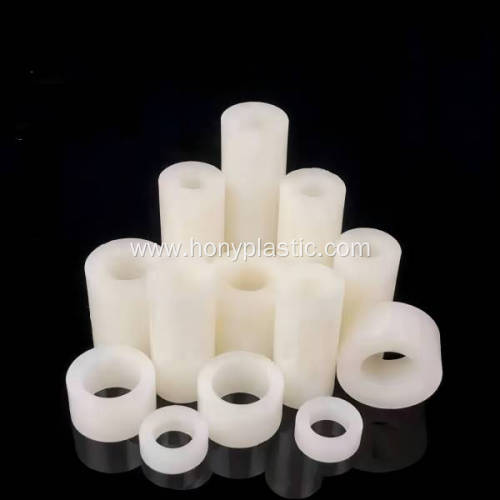 Black white POM ring tube spacer cylindrical